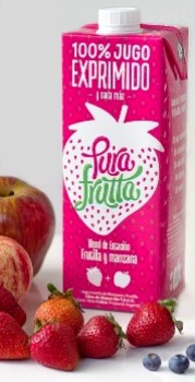 PURA FRUTTA JUGO MANZANA Y FRUTILLA 1 LT