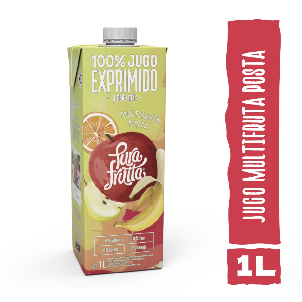 PURA FRUTTA JUGO MULTIFRUTA 1 LT