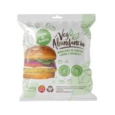 VEGABUNDANCIA HAMBURGUESA MUNG, YAMANI, ESPINACA 240 GRS