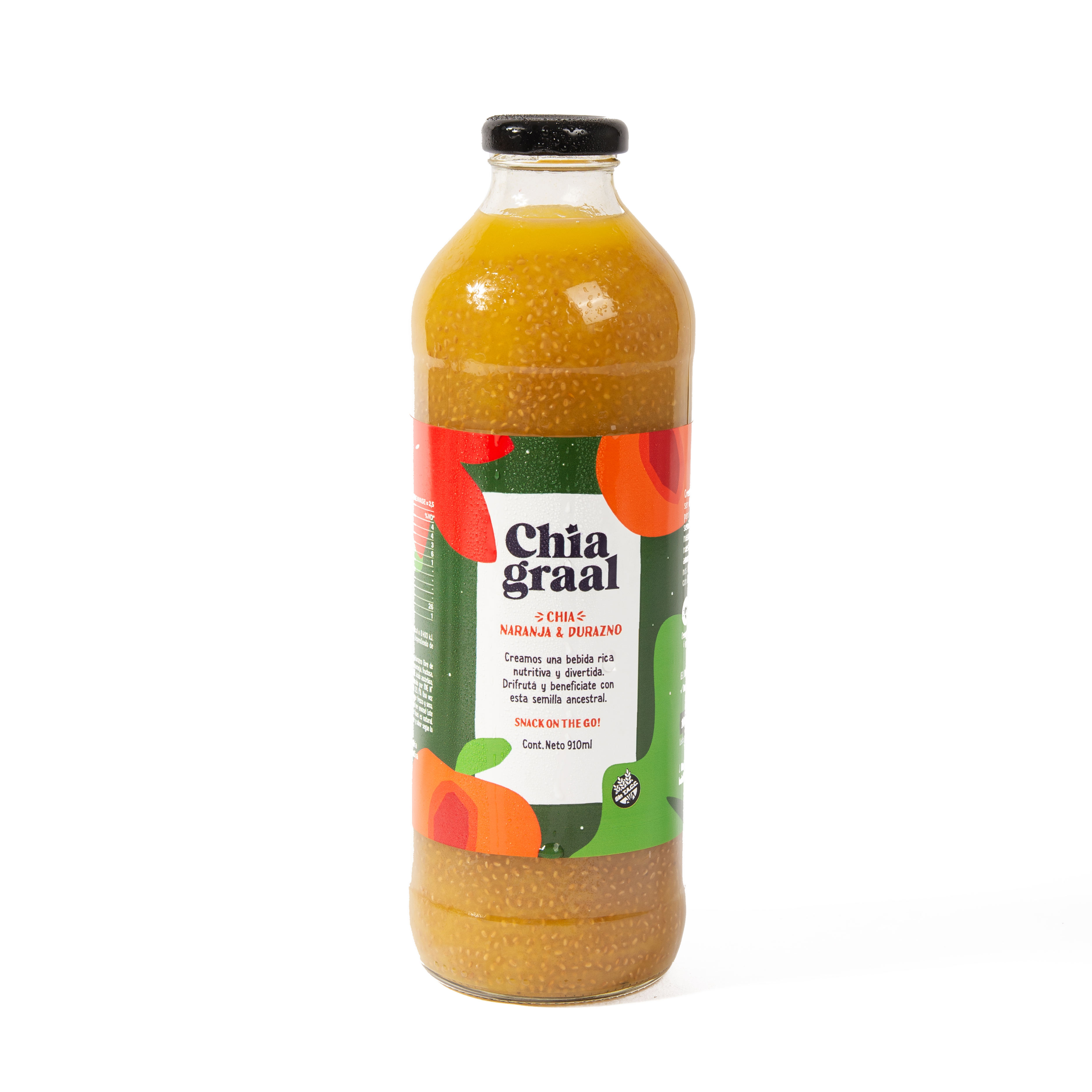 CHIAGRAAL JUGO DURAZNO, NARANJA 910 ML