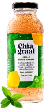 Chiagraal LIMON, MENTA, JENGIBRE Y CHIA 250 ml