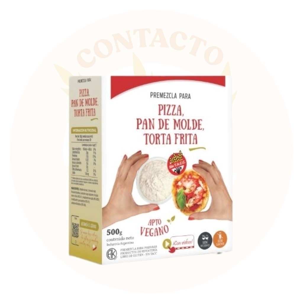 CELIDARINA PREMEZCLA PIZZA, PAN, TORTA FRITA 500 GRS