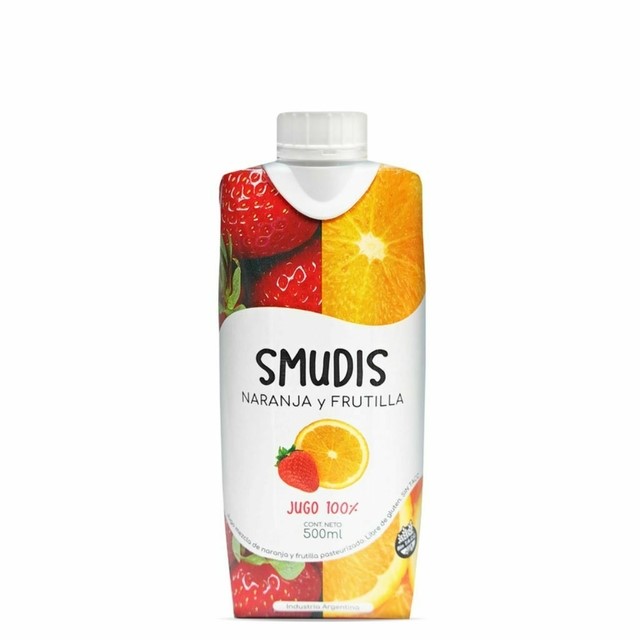 SMUDIS JUGO NARANJA FRUTILLA 500 ML