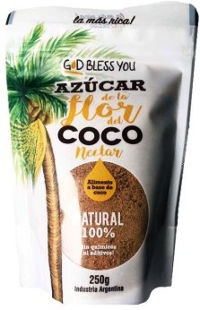 GOD BLESS YOU AZUCAR DE COCO 250 GRS