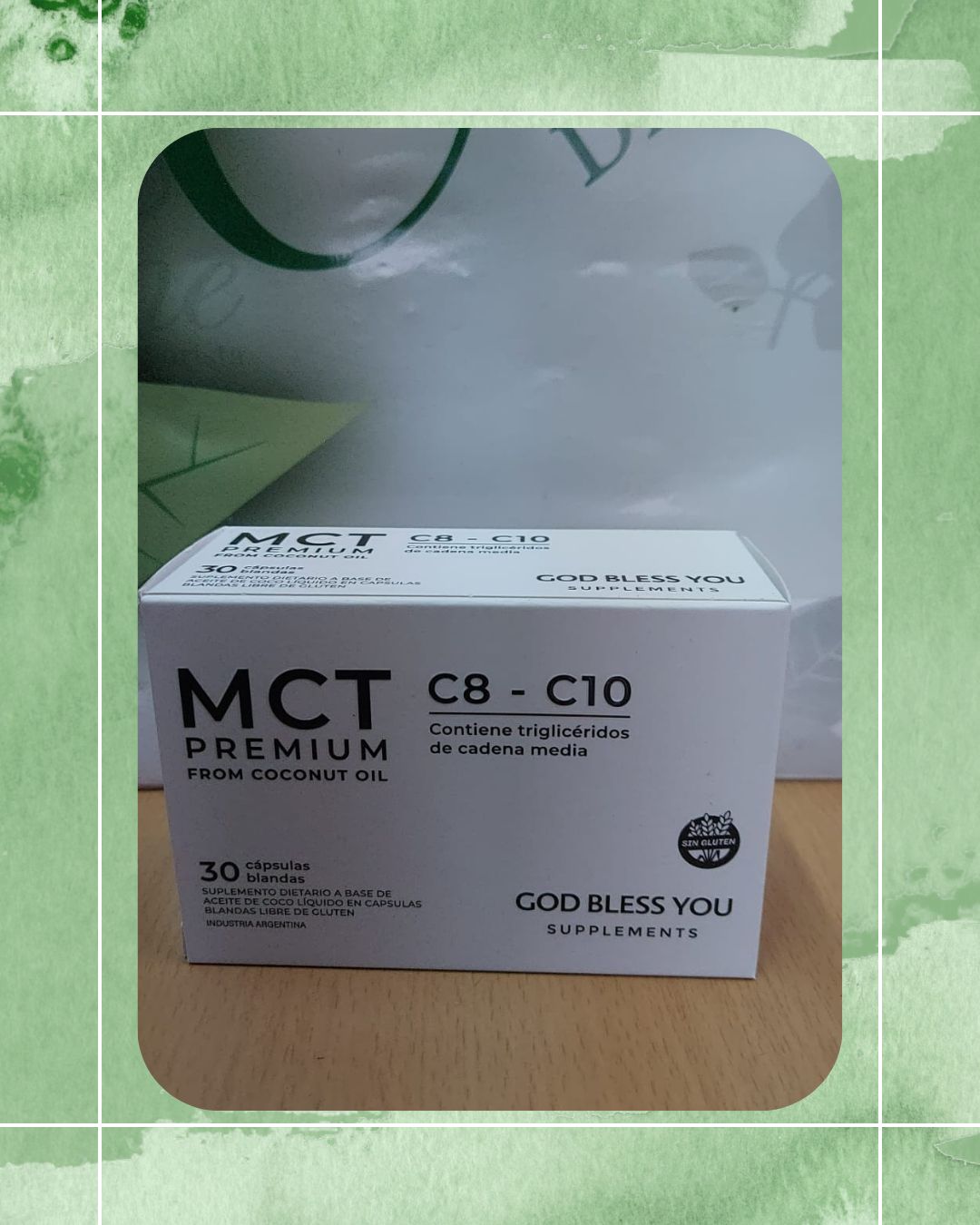 GOD BLESS YOU MCT PREMIUM 30 CAPS