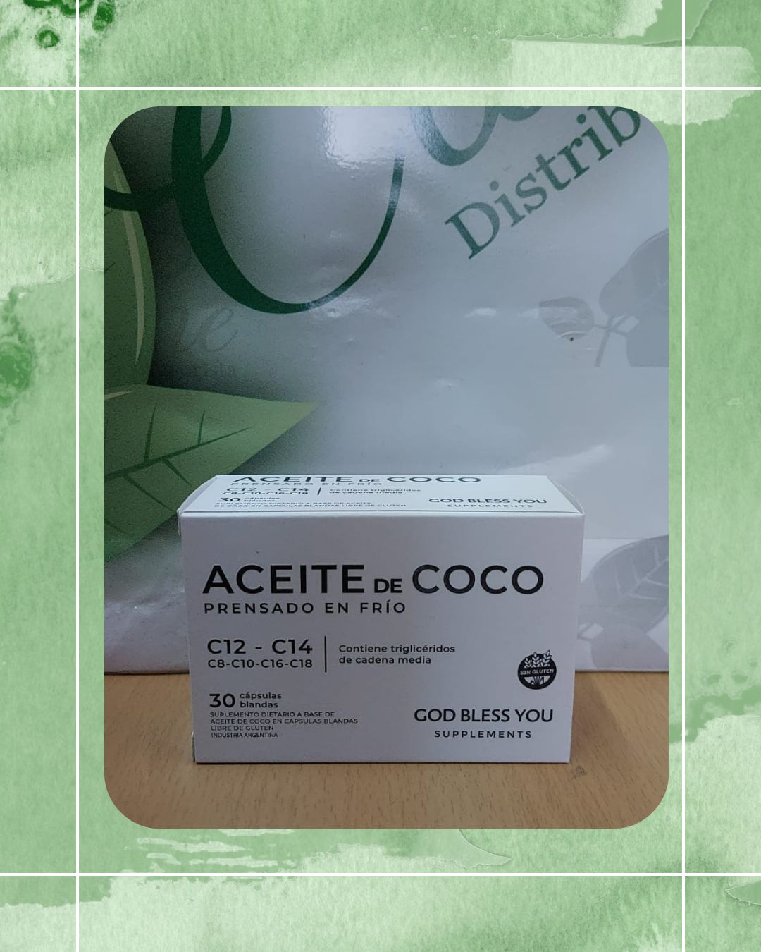 GOD BLESS YOU ACEITE DE COCO 30 CAPS