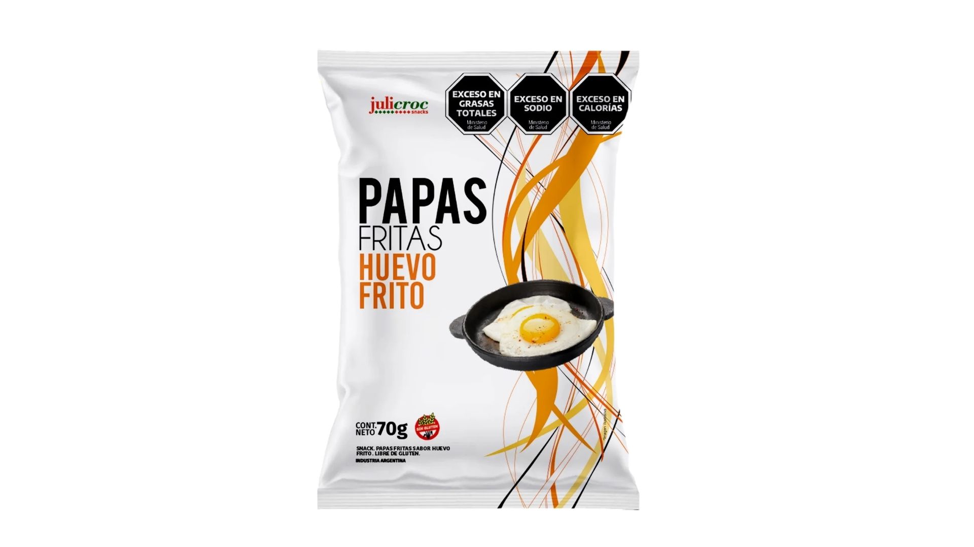 JULICROC PAPAS HUEVO FRITO 70 GRS
