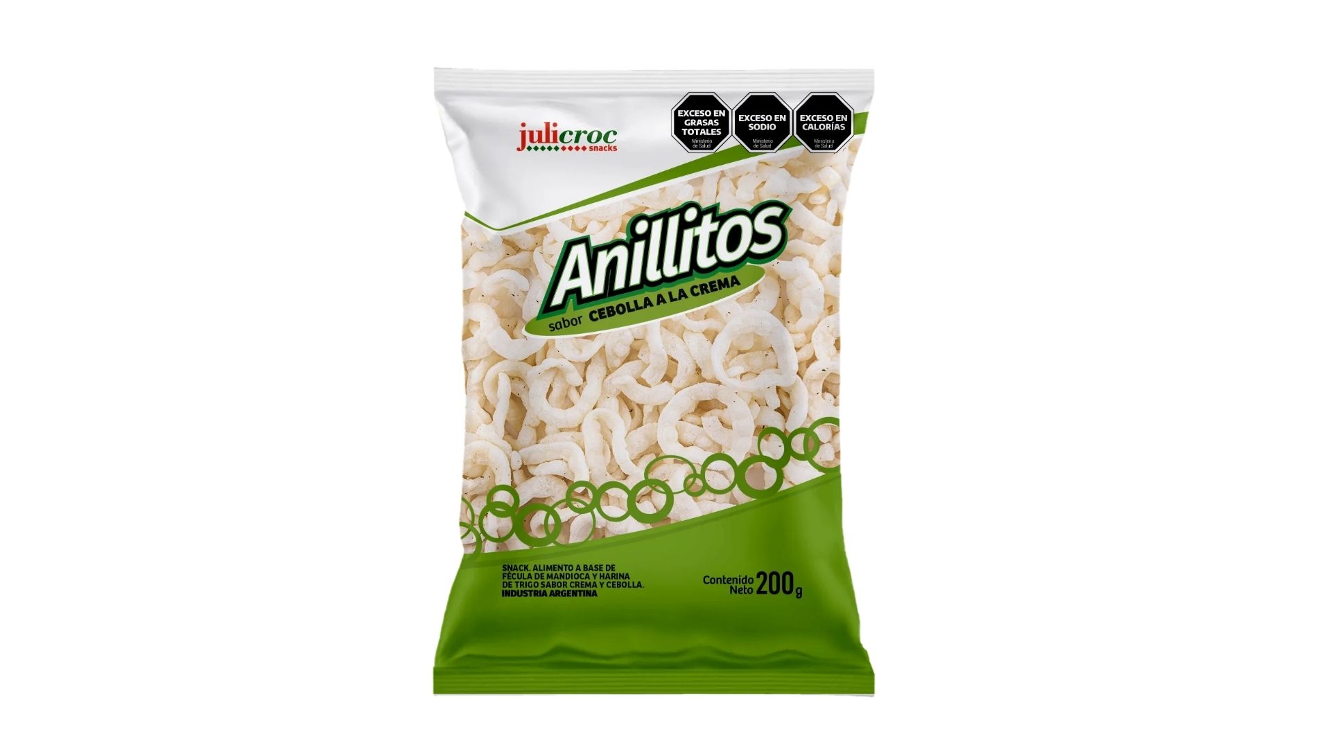 JULICROC ANILLITOS DE CEBOLLA 200 GRS