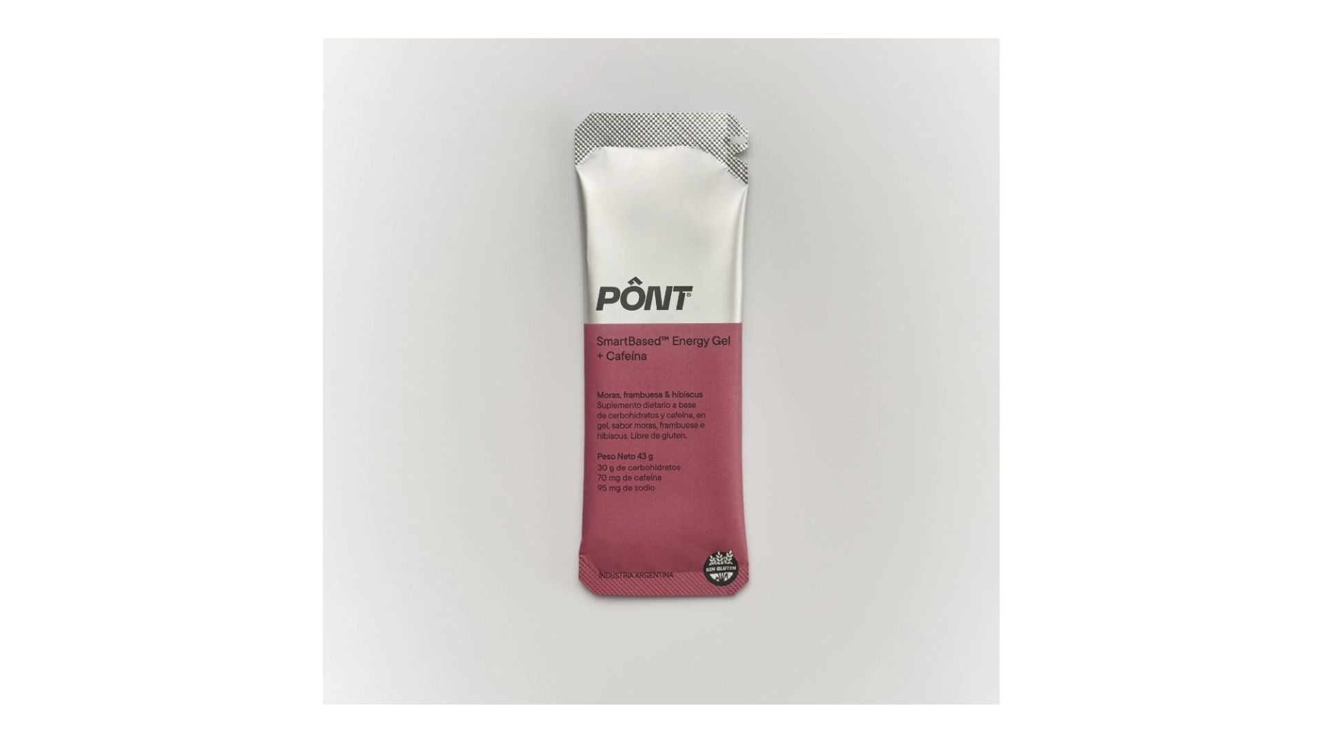 PONT ENERGY GEL CON CAFEINA MORA, FRAMBUESAS & HIBISCUS 12 UNID