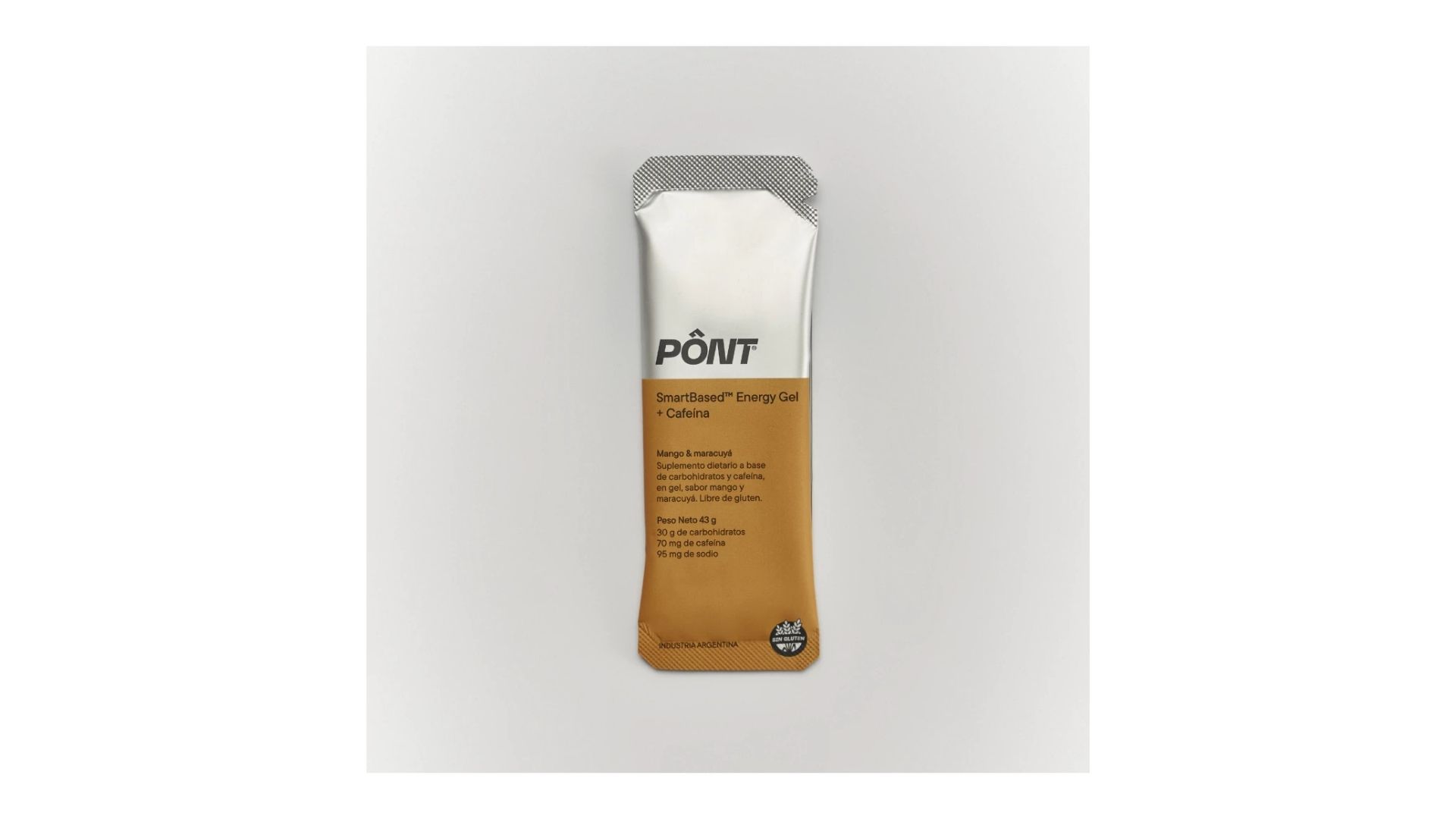 PONT ENERGY GEL CON CAFEINA MANGO & MARACUYA 12 UNID