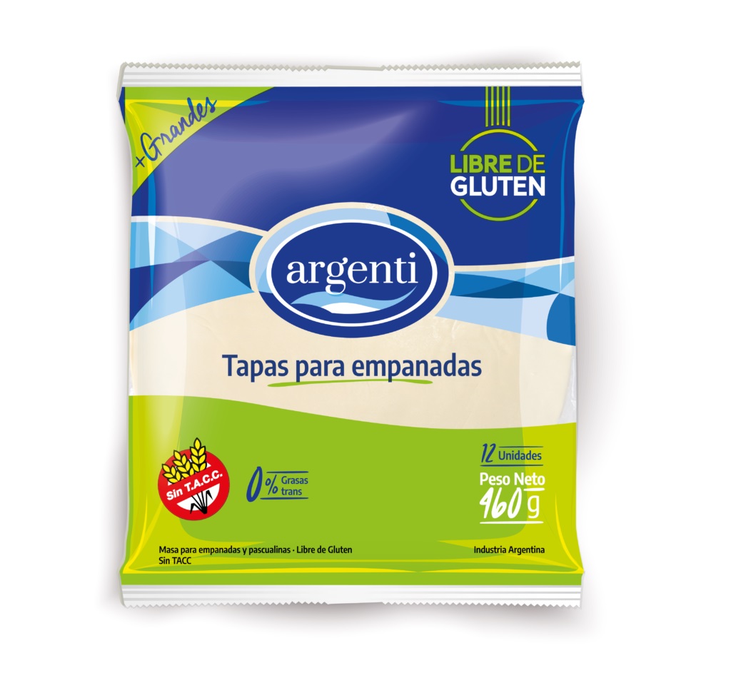 ARGENTI TAPAS EMPANADA SIN TACC 460 GRS