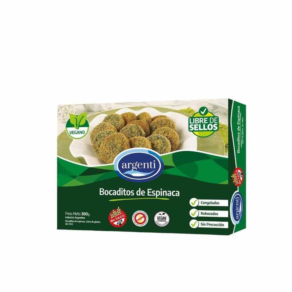 ARGENTI BOCADITOS DE ESPINACA 300 GRS
