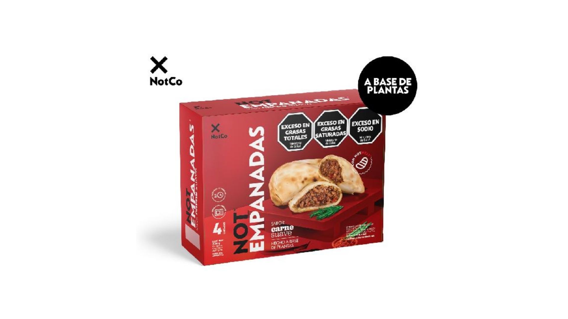 NOTCO EMPANADAS DE CARNE SUAVE 336 GRS