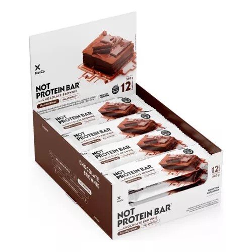 NOTCO PROTEIN BAR CHOCOLATE BROWNIE 12 UNID