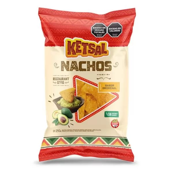 KETSAL NACHOS ORIGINAL 250 GRS