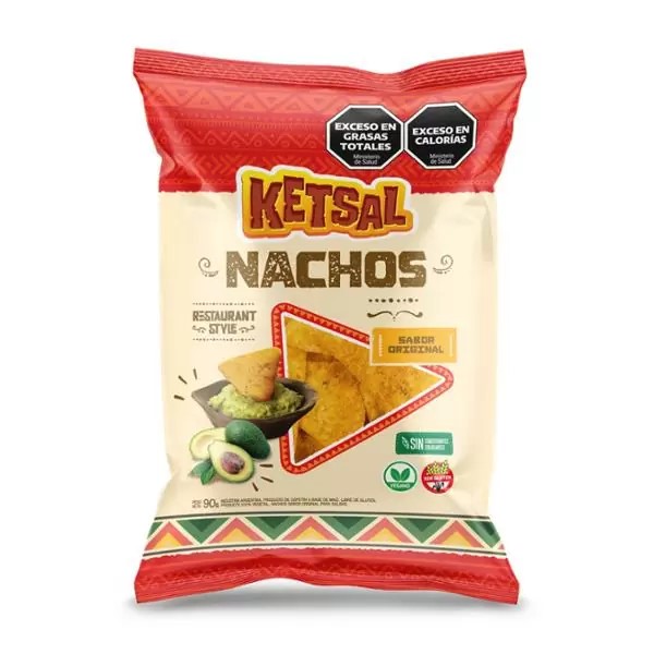 KETSAL NACHOS ORIGINAL 90 GRS