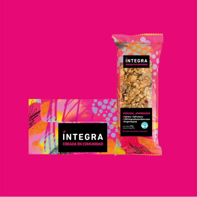 INTEGRA BARRA GIRASOL Y ARANDANO 10 UNID