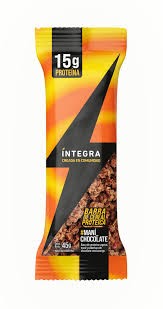 INTEGRA BARRA DE CEREAL PROTEICA MANI CHOCOLATE 10 UNID