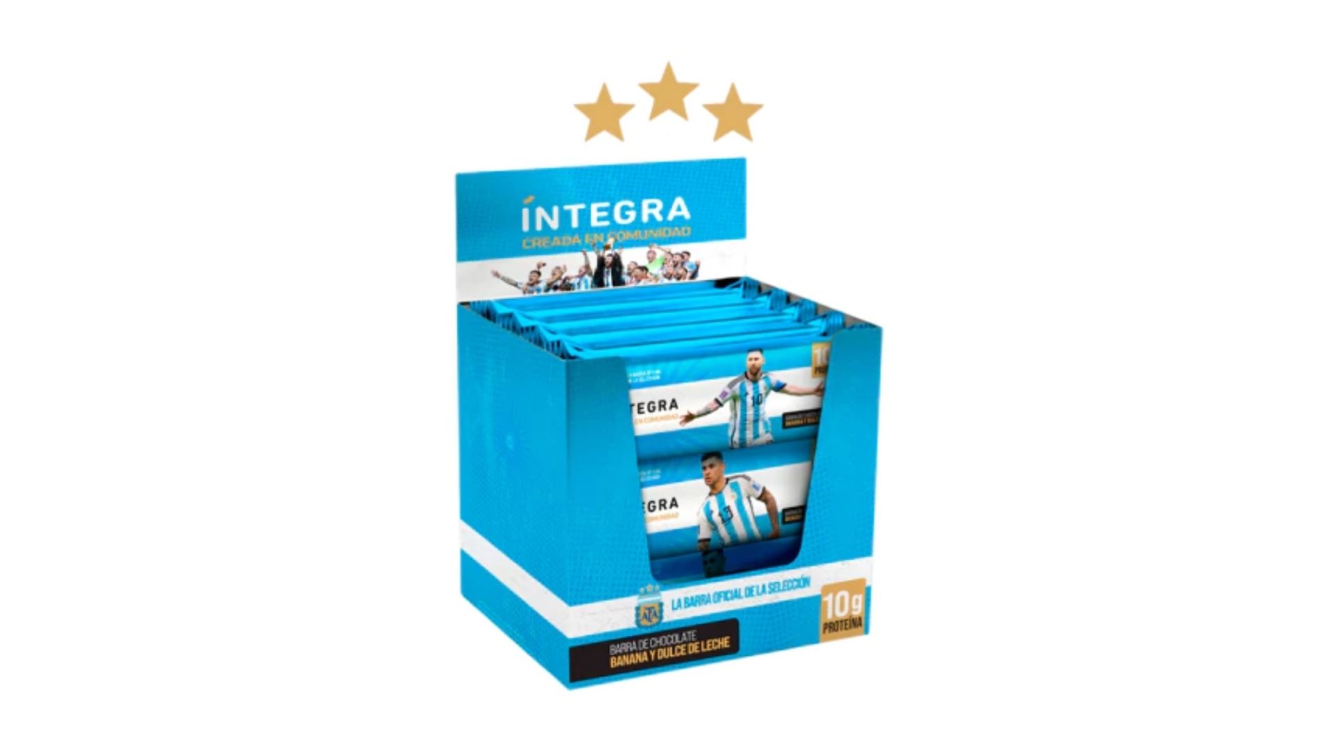 INTEGRA BARRA AFA BANANA Y DULCE DE LECHE 10 UNID