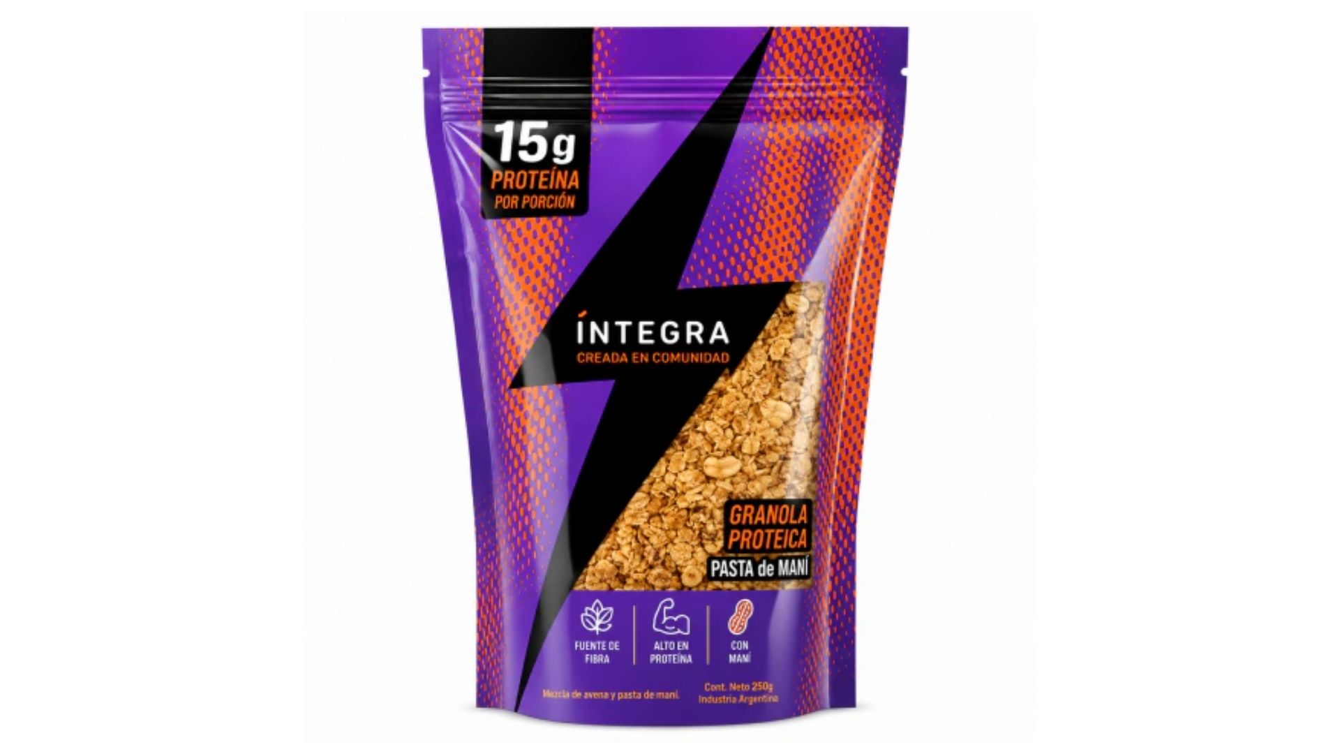 INTEGRA GRANOLA PROTEICA PASTA DE MANI 700 GRS
