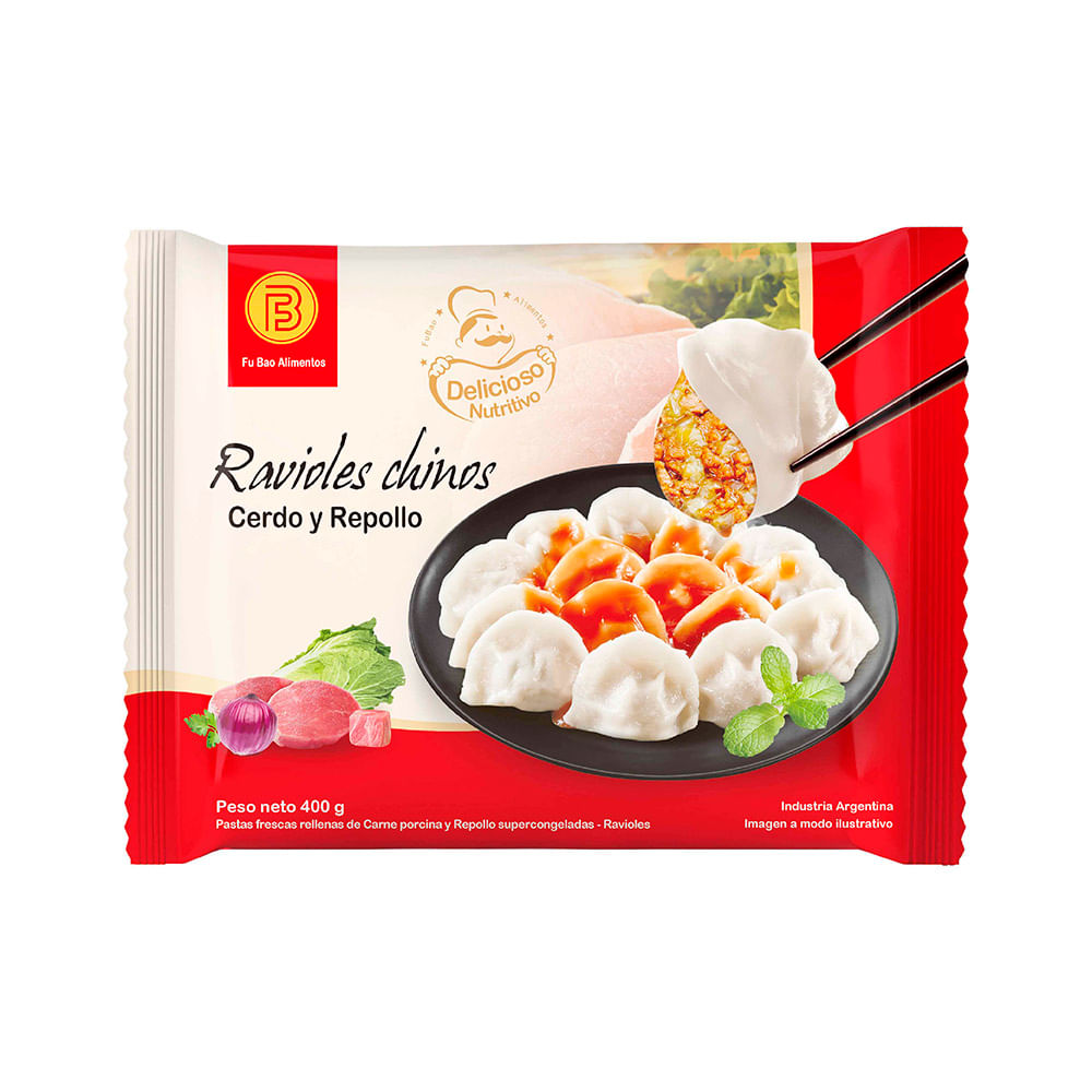 FU BAO RAVIOLES CHINOS DE CERDO Y REPOLLO 400 GRS