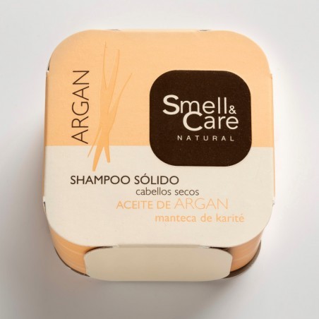 SMELL & CARE SHAMPOO SOLIDO CABELLOS SECOS ARGAN 50 GRS