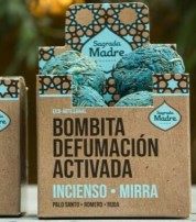 SAGRADA MADRE CAJA X8 BOMBITA INCIENSO-MIRRA