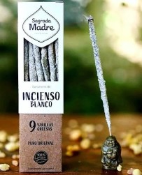 SAGRADA MADRE SAHUMERIO INCIENSO BLANCO