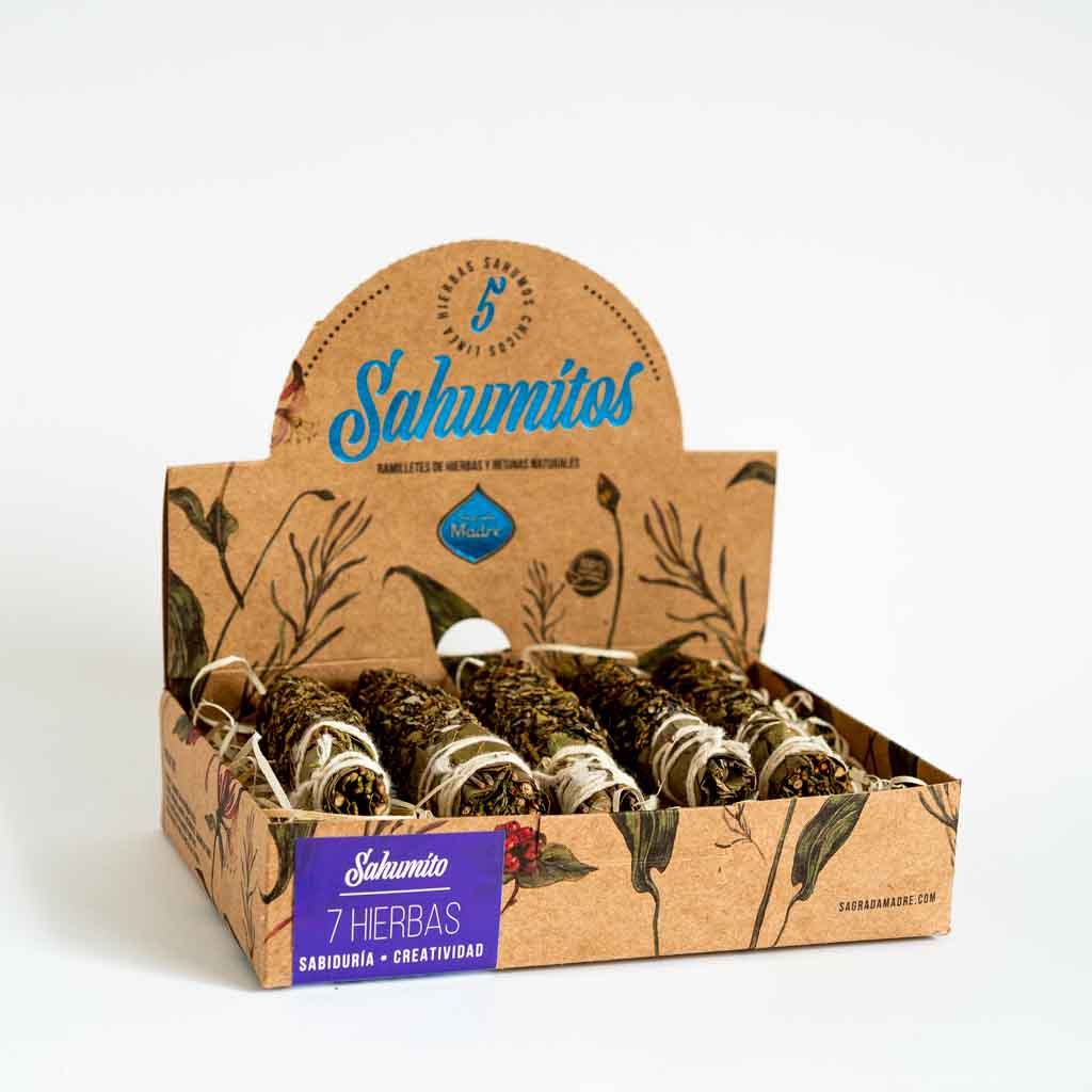 SAGRADA MADRE SAHUMITOS X 5 7 HIERBAS