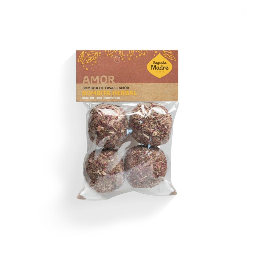 SAGRADA MADRE BOMBITA HERBAL BOLSITA  X4 AMOR