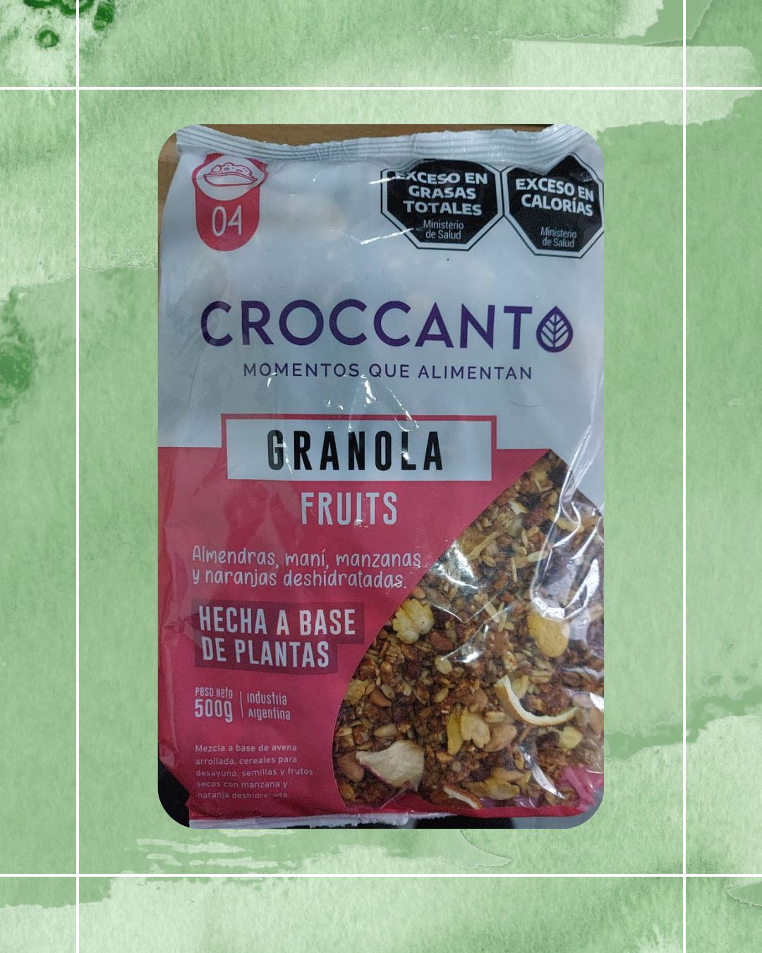 CROCCANTO GRANOLA FRUITS 500 GRS