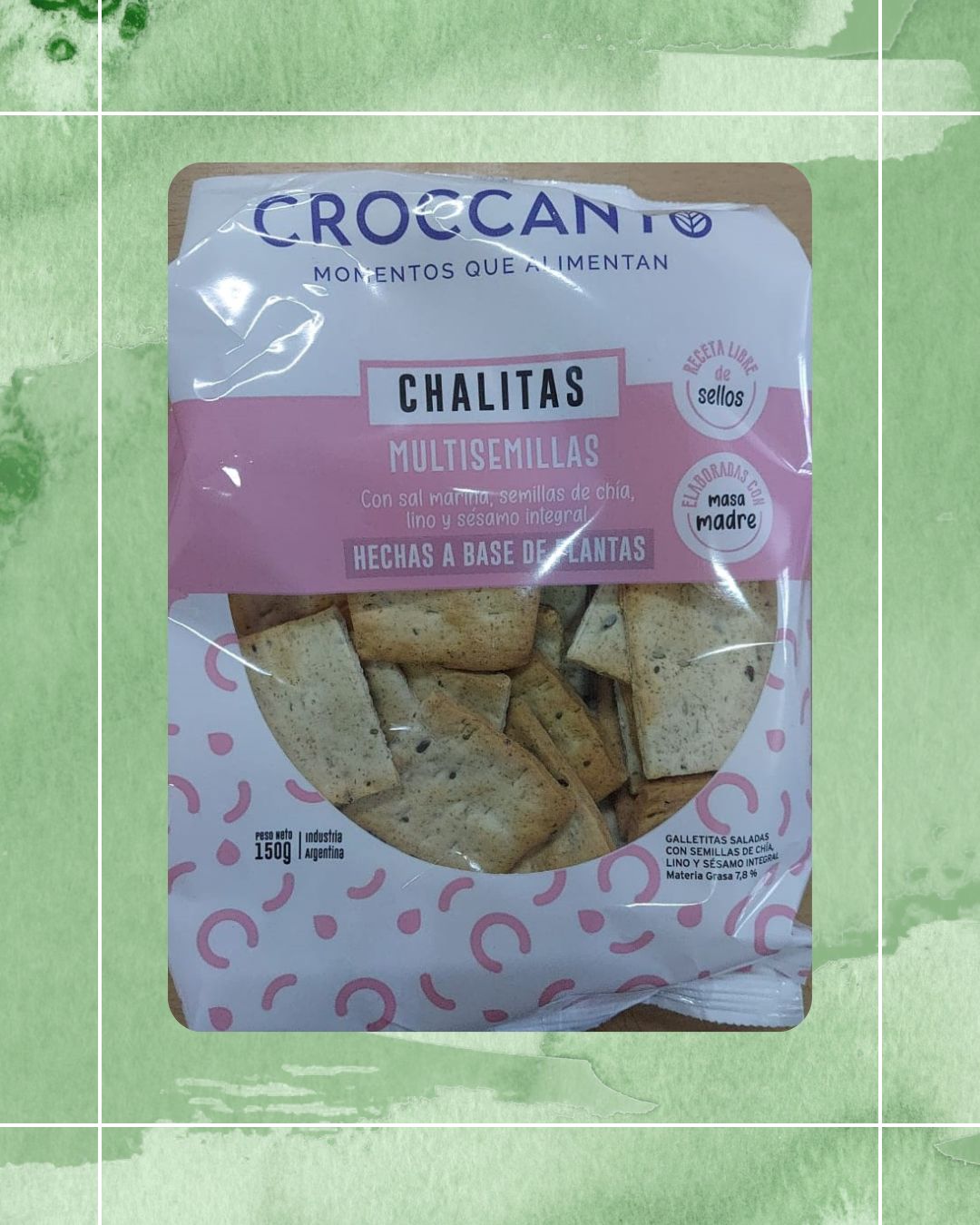 CROCCANTO CHALITAS MULTISEMILLAS 150 GRS