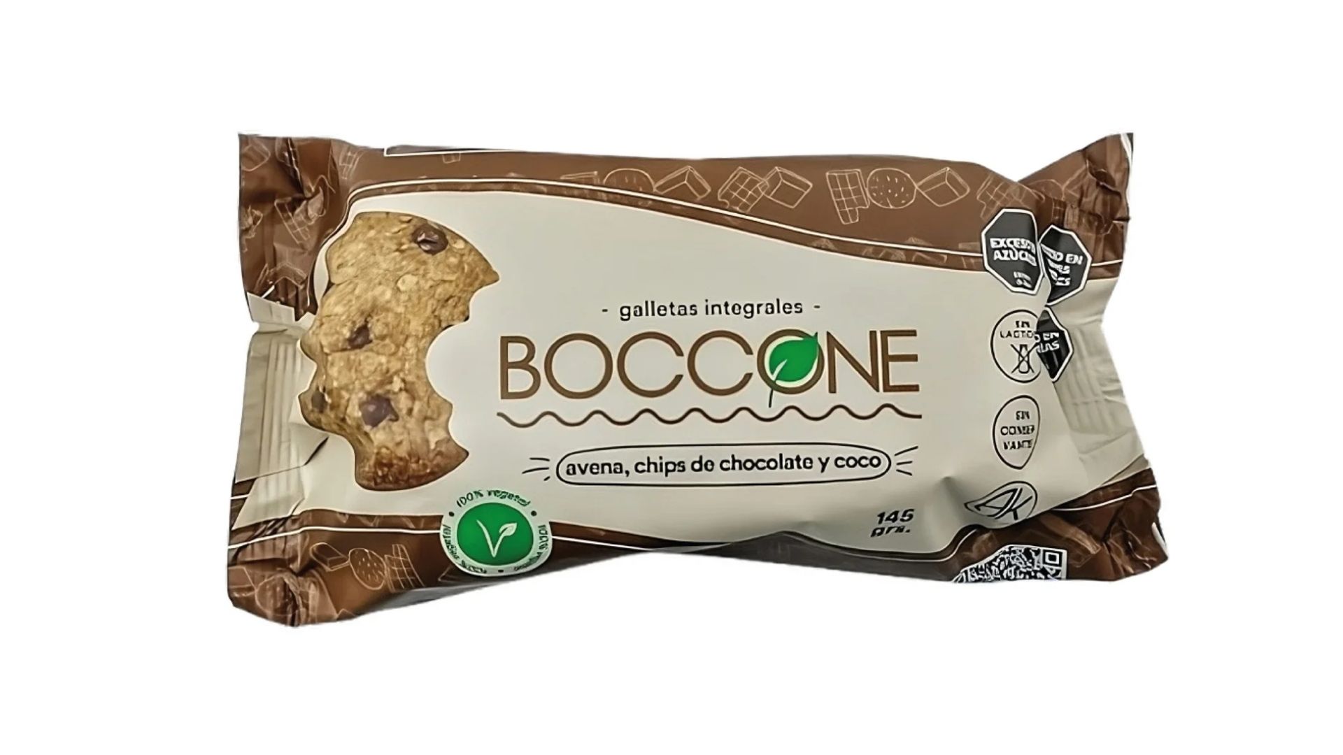 BOCCONE GALLETITAS AVENA, CHIPS Y COCO 145 GRS