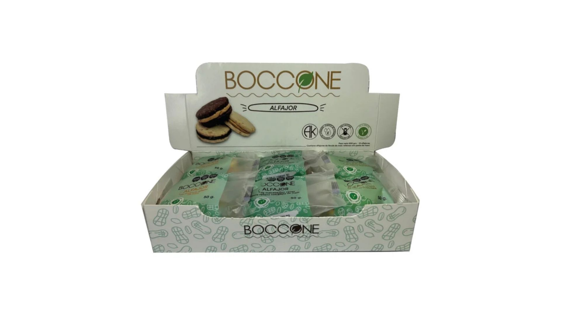 BOCCONE ALFAJOR VEGANO 12 UNID