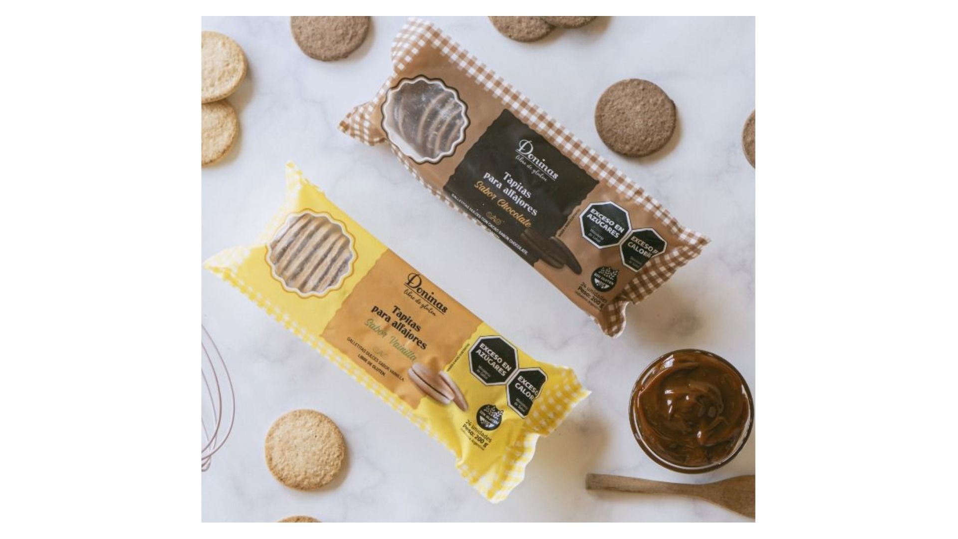 JULICROC DONINAS TAPITAS DE ALFAJORES VAINILLA 200 GRS