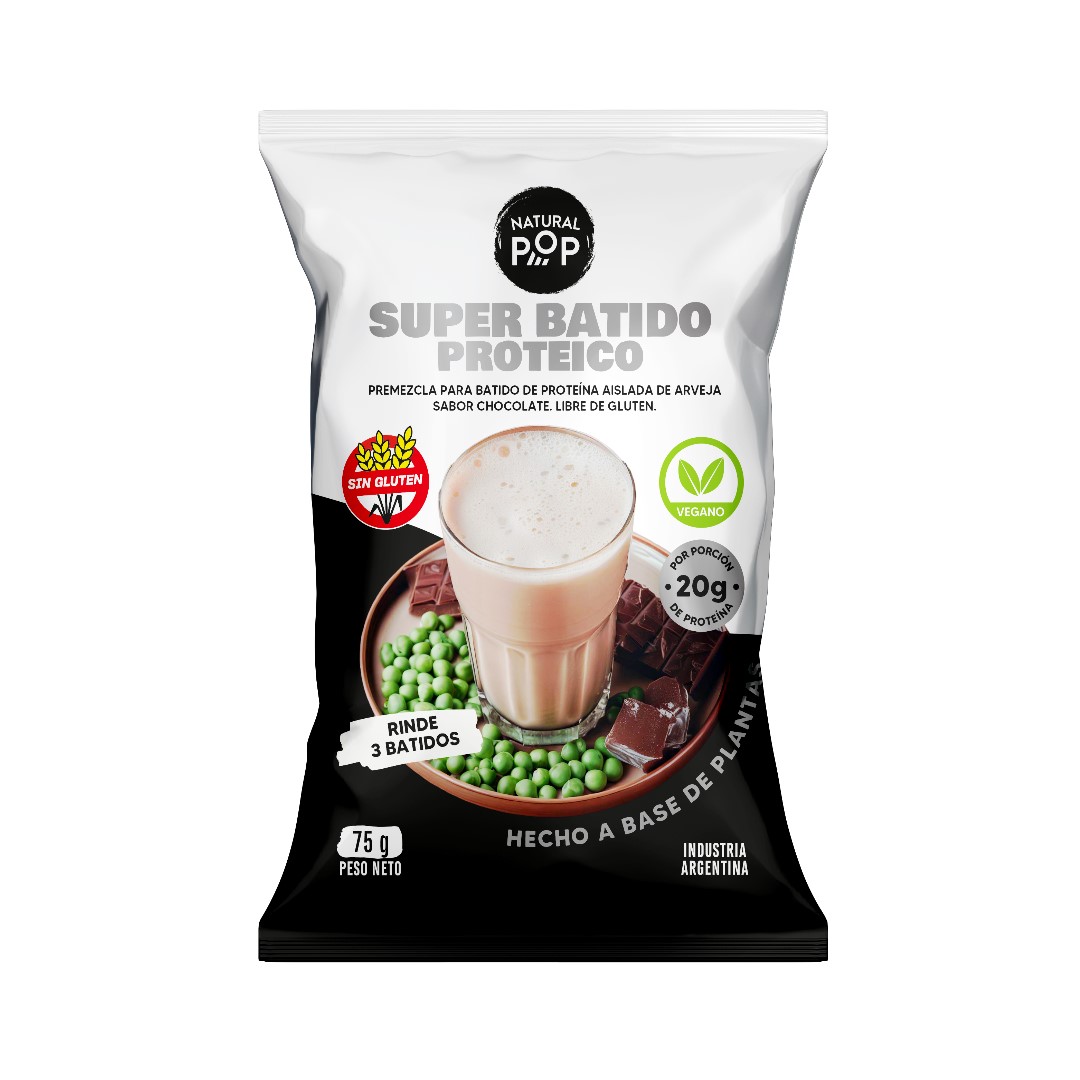 NATURAL POP SUPER BATIDO PROTEICO 75 GRS