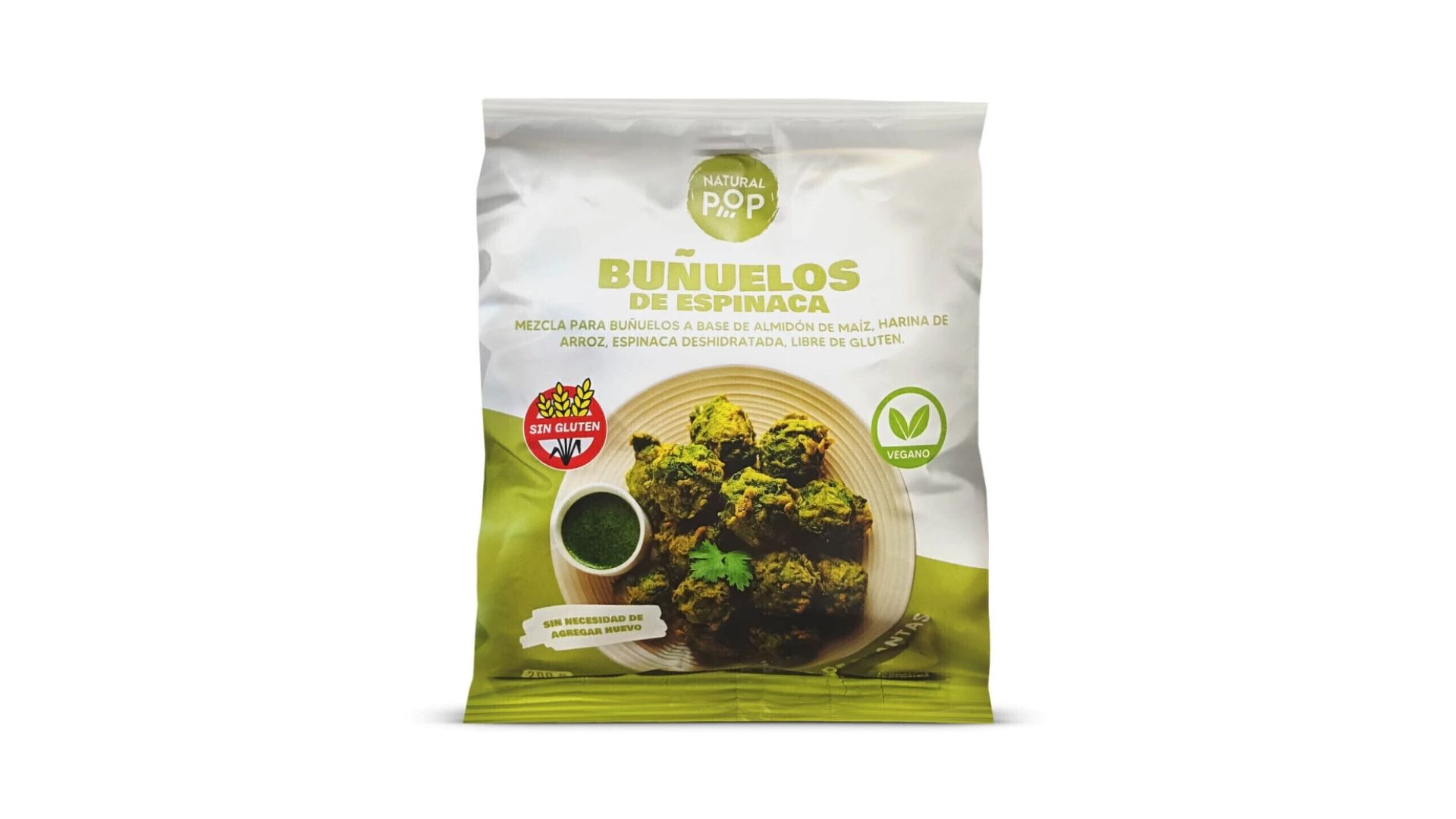 NATURAL POP BUÑUELOS DE ESPINACA 200 GRS