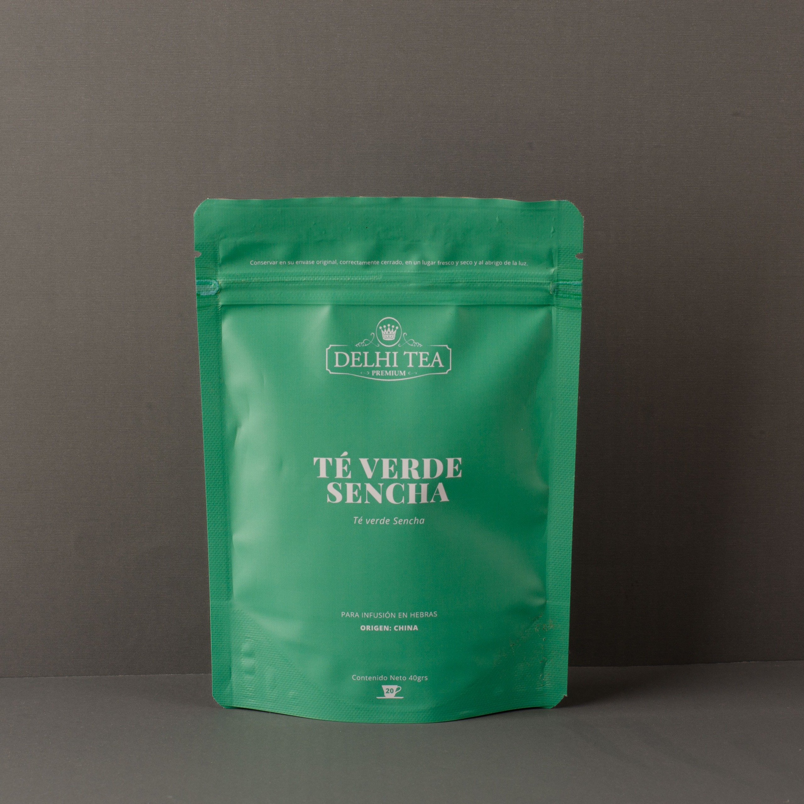 DELHI TEA TE VERDE SENCHA 40 GRS