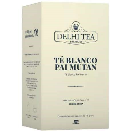 DELHI TEA TE BLANCO PAI MUTAN 20 SAQ