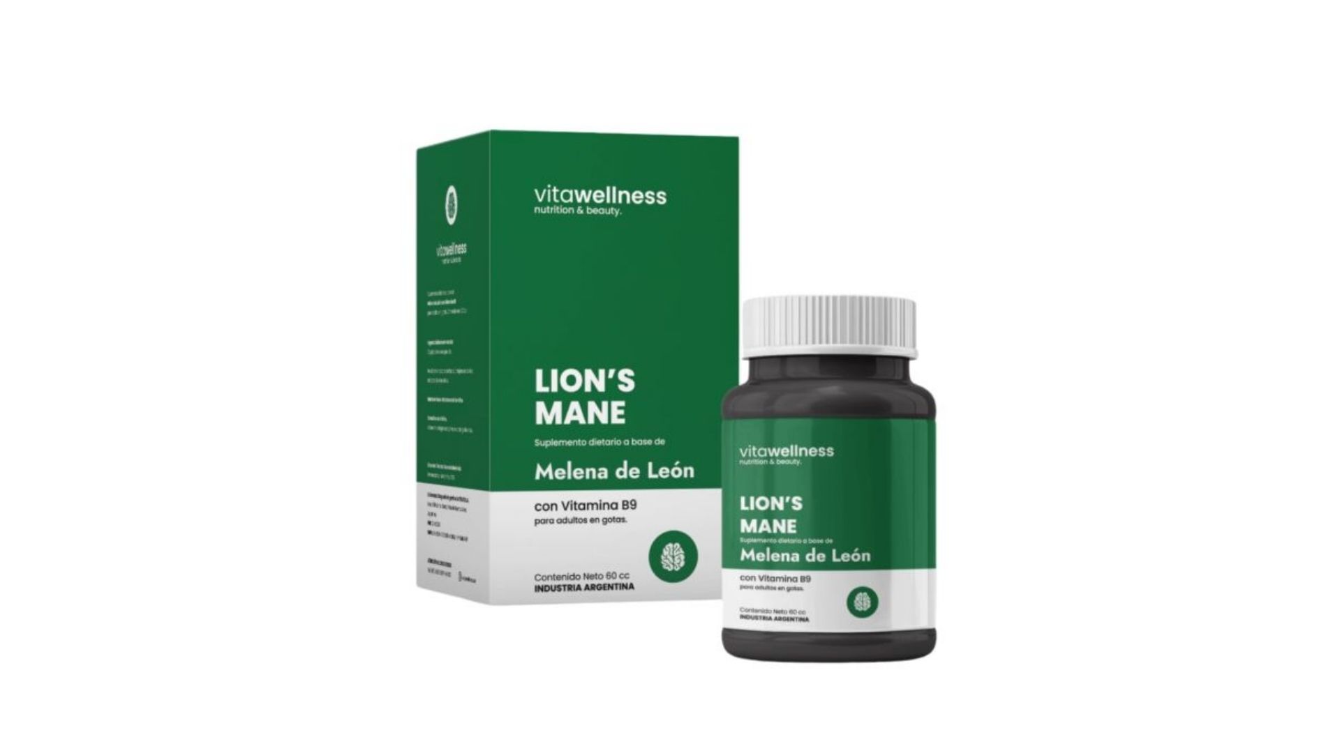 VITAWELLNESS LIONS MANE MELENA DE LEON 30 CAPS