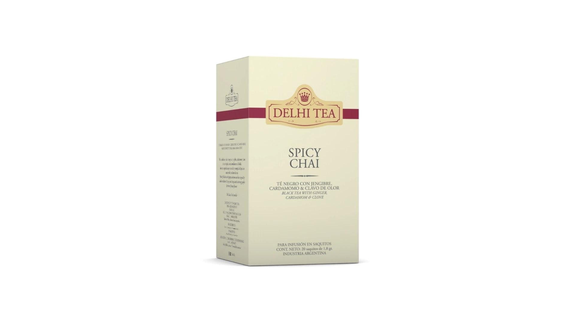 DELHI TEA SPICY CHAI 20 SAQ