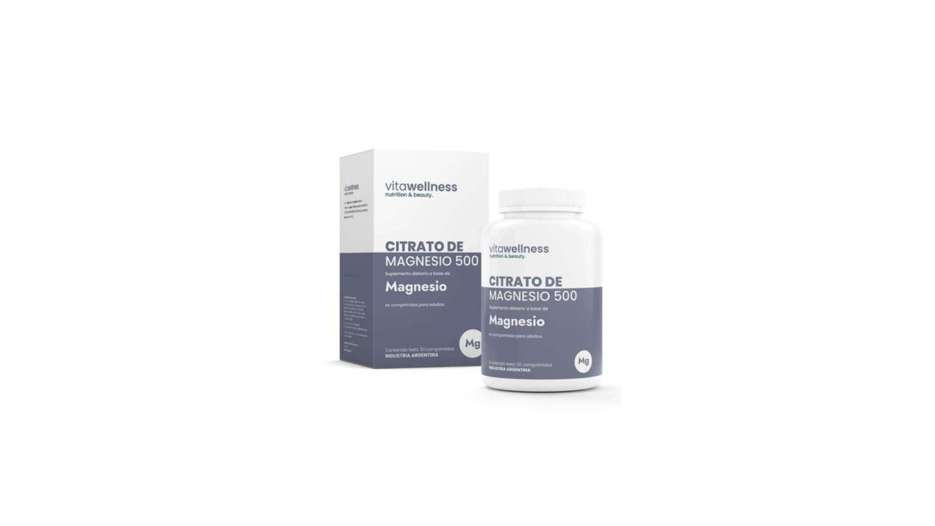 VITAWELLNESS CITRATO DE MAGNESIO 30 COMP