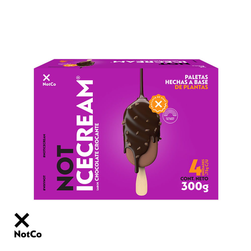 NOTCO PALETAS CHOCOLATE CROCANTE 300 GRS