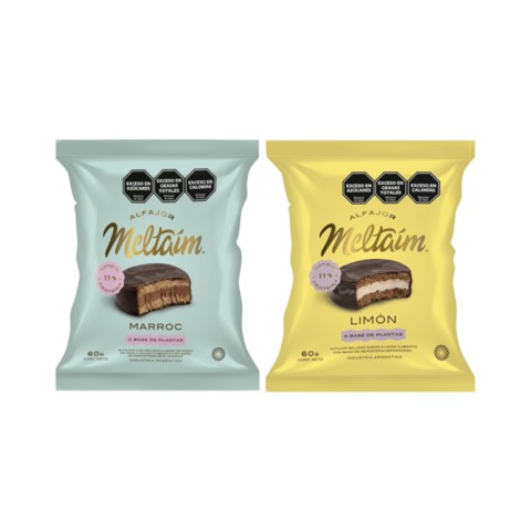 MELTAIM ALFAJOR MIX LIMON MARROC 12 UNID