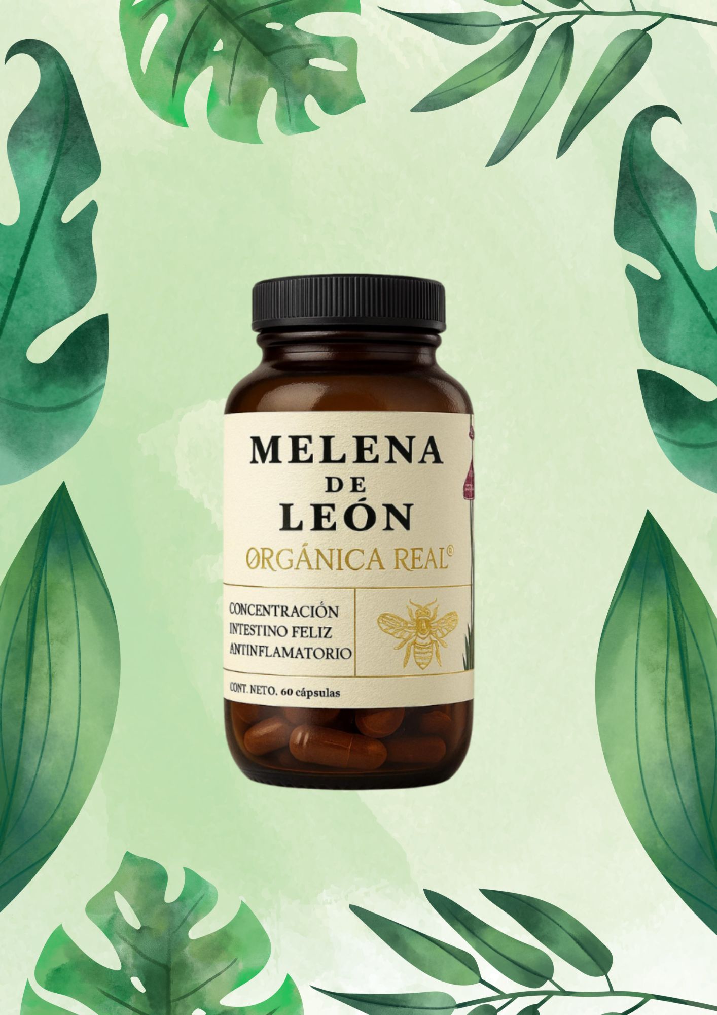 ORGANICA REAL MELENA DE LEON 60 CAPS