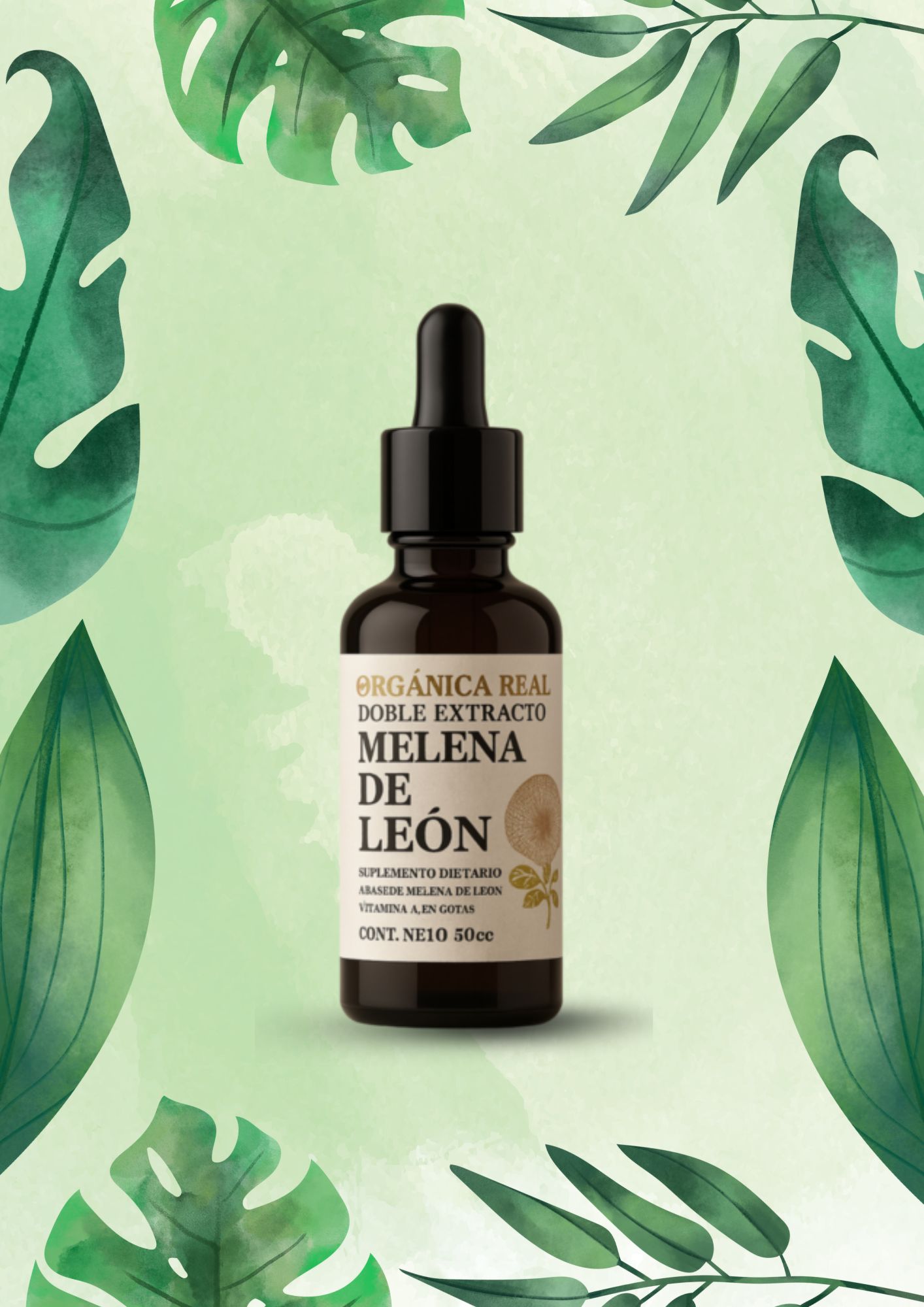 ORGANICA REAL MELENA DE LEON 50 CC