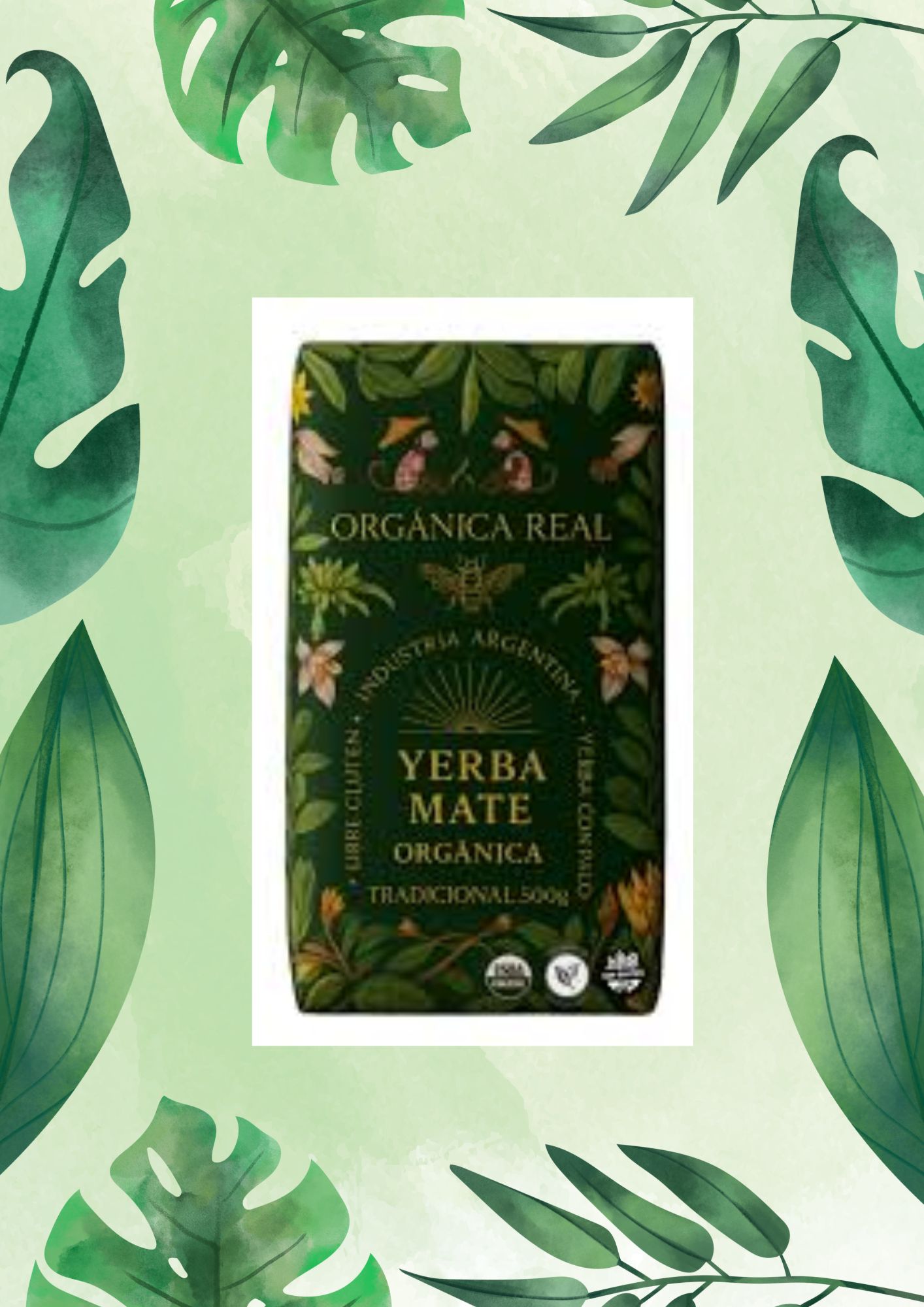 ORGANICA REAL YERBA MATE ORGANICA 500 GRS
