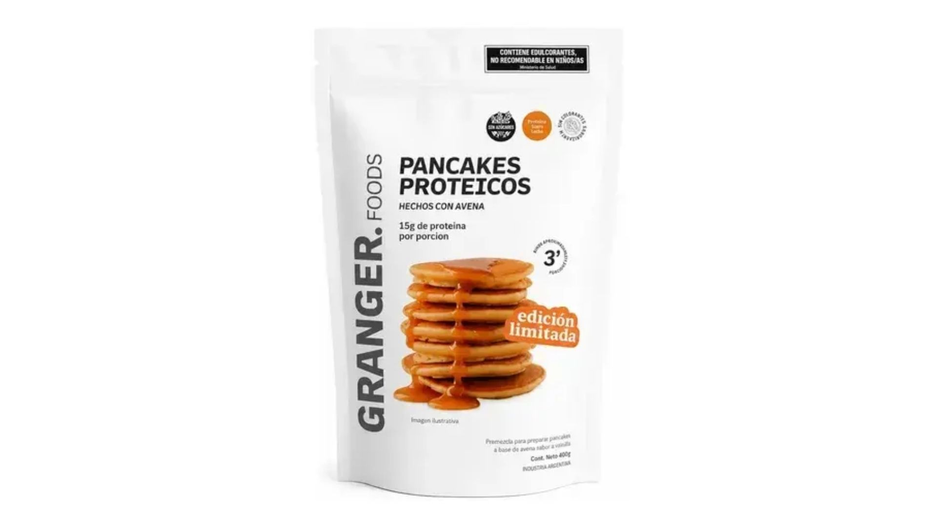 GRANGER PANCAKES PROTEICOS DULCE DE LECHE 300 GRS