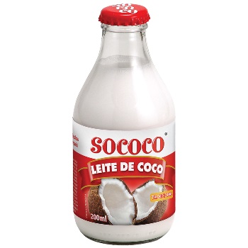 Sococo LECHE DE COCO Vidrio 200 ml