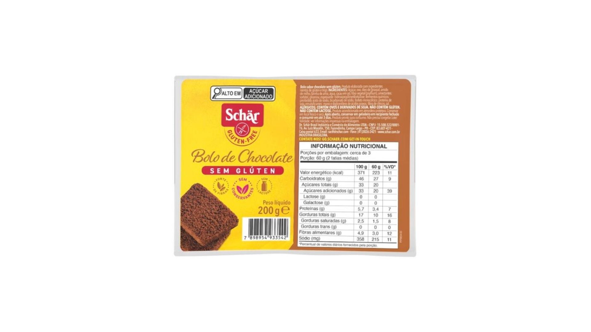 SCHAR BUDIN DE CHOCOLATE 200 GRS